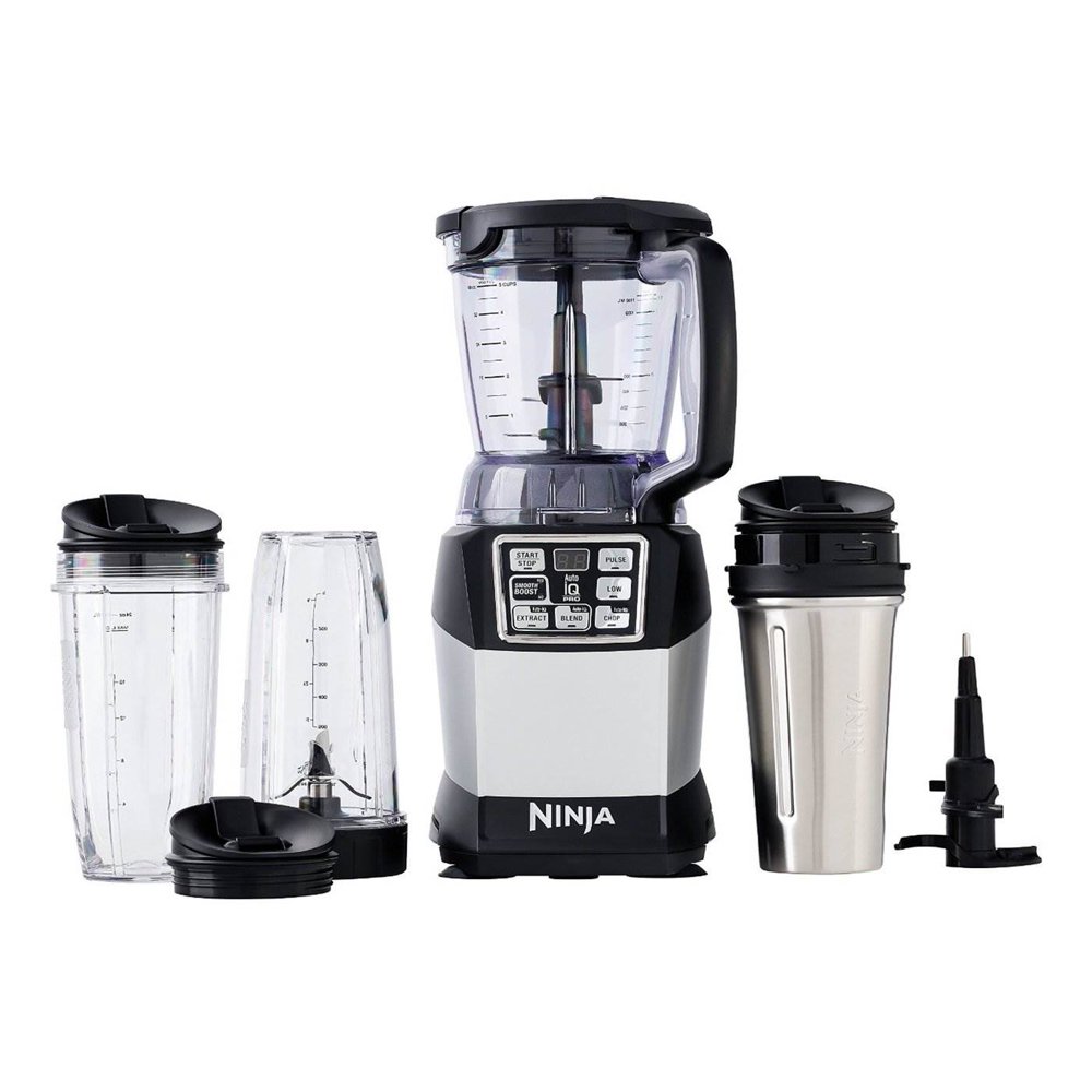 Ninja BL492 AutoIQ Nutri Ninja 40 Ounce Smooth Boost Compact Blender