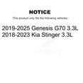 thumbnail image 2 of PUR Left (Driver Side) Air Filter 57-WA10838 for Car Genesis G70 Kia Stinger 3.3L, 2 of 2