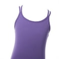 thumbnail image 4 of Kaerm Justaucorps de Danse Ballet Sans Manches pour Filles Dos Croisé Classique Violet P, 4 of 7
