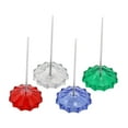 thumbnail image 4 of BEADCEST 4Set Desk Receipt Holder Bill Fork Plastic Office Supply Professional Red Blue Green Transparent, 4 of 8