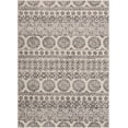 thumbnail image 3 of BoutiqueRugs Warroad Farmhouse Black and White Soft Neutral Area Rug - Boho Oriental Medallion Extra Large Carpet for Bedroom, Living Room, Dining Room -Charcoal, Black, Cream - 7'10" Round, 3 of 16