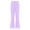 Lavender, variant on Women's Wide Leg Pants Casual Palazzo Flared Pants Elastic Waist Chiffon Loose Trousers Lavender M