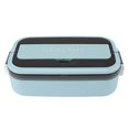 thumbnail image 1 of Boîte à lunch Bento en acier inoxydable 316, capacité de 700 ml, étanche, passe au micro-ondes, pour l'école et le bureau, bleu ciel, 1 of 4