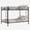 Black Iron Queen, variant on LHSHID Queen Square Tube Metal Bunk Bed, White