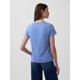 thumbnail image 3 of Camiseta GAP Favorite de cuello redondo Bright Jacinth XXL para mujer, 3 of 5