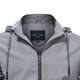 thumbnail image 5 of Chaqueta de moto de bolsillo a prueba de viento cálida informal con cremallera con capucha de color contrastante para hombre Pompotops  oipoqjl9428, 5 of 6