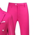 thumbnail image 6 of Horkkom Mens Suits Classic Fit 2 Piece Double Breasted Blazer Dress Pants Suits for Party Wedding and Business, 6 of 8