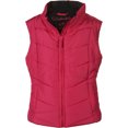 thumbnail image 1 of Aeropostale Womens Solid Chevron Zip Up Puffer Vest, Rosa, X-Large Aeropostale Chaleco acolchado, 1 of 1