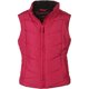thumbnail image 1 of Aeropostale Womens Solid Chevron Zip Up Puffer Vest, Rosa, X-Large Aeropostale Chaleco acolchado, 1 of 1