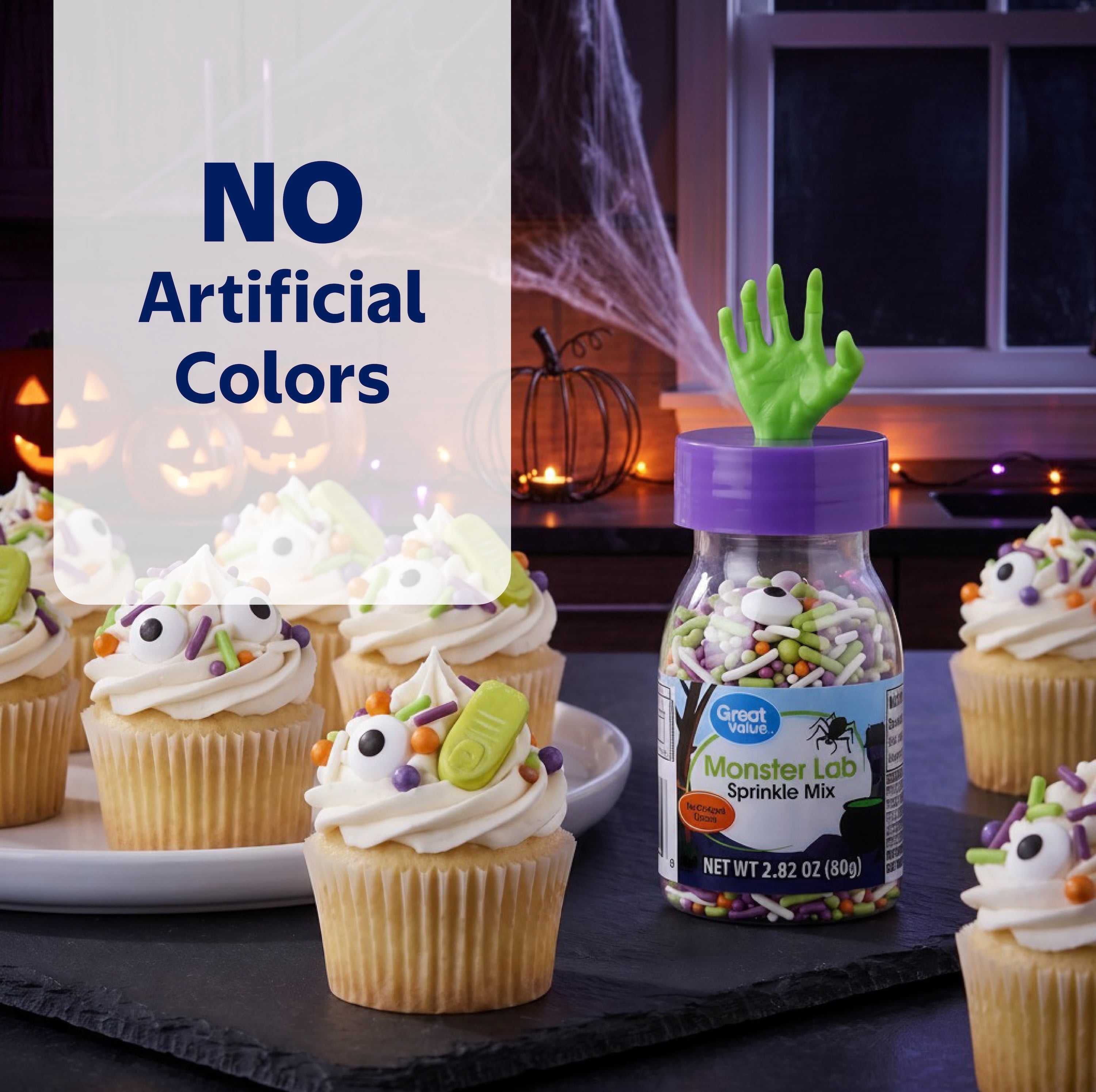 Great Value Monster Lab Decorating Sprinkle Mix, 2.82 oz