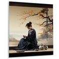 thumbnail image 2 of Designart "Tea Ceremony Japon painting IV" Food & Beverage Metal Art Print, 2 of 5