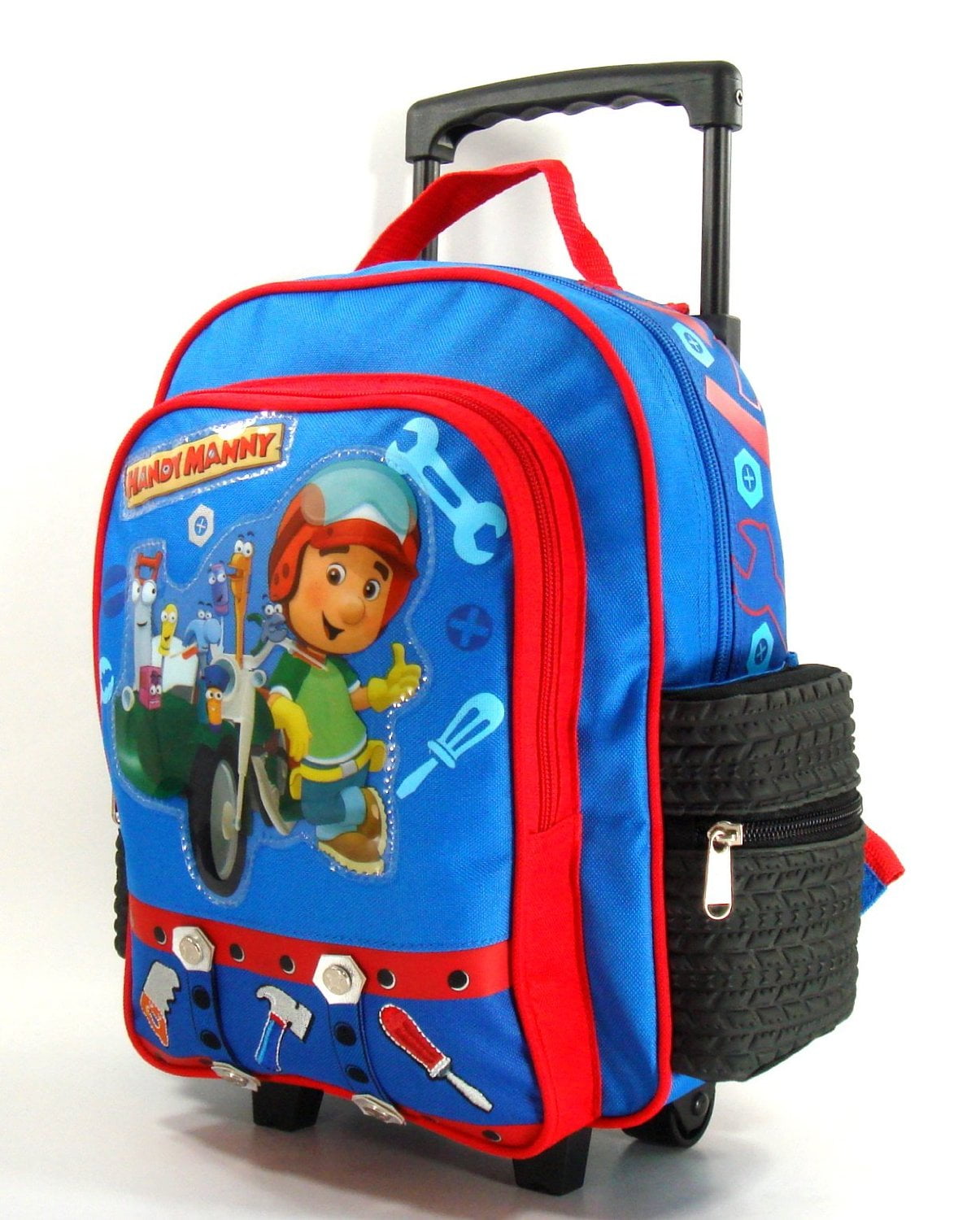 Small Rolling Backpack - - Handy Manny - Blue New School Bag 385880