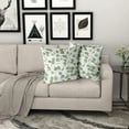 thumbnail image 4 of Spring Sage Green Leaf Pillow Covers 16x16 Set of 2, Eucalyptus Floral Watercolor Pillow Cushion Cases, Grey Seafoam Leaves Modern Throw Pillows Cover Decor Gifts for Bed Couch Sofa Living Room, 4 of 6