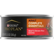 Purina Pro Plan Savor Adult Beef and Brown Rice Canned Dog Food 5.5-oz, case of 24