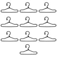 thumbnail image 2 of Perchas de Ropa Perfecl Metal Modernas 10 Piezas 150 mm Negro, 2 of 8