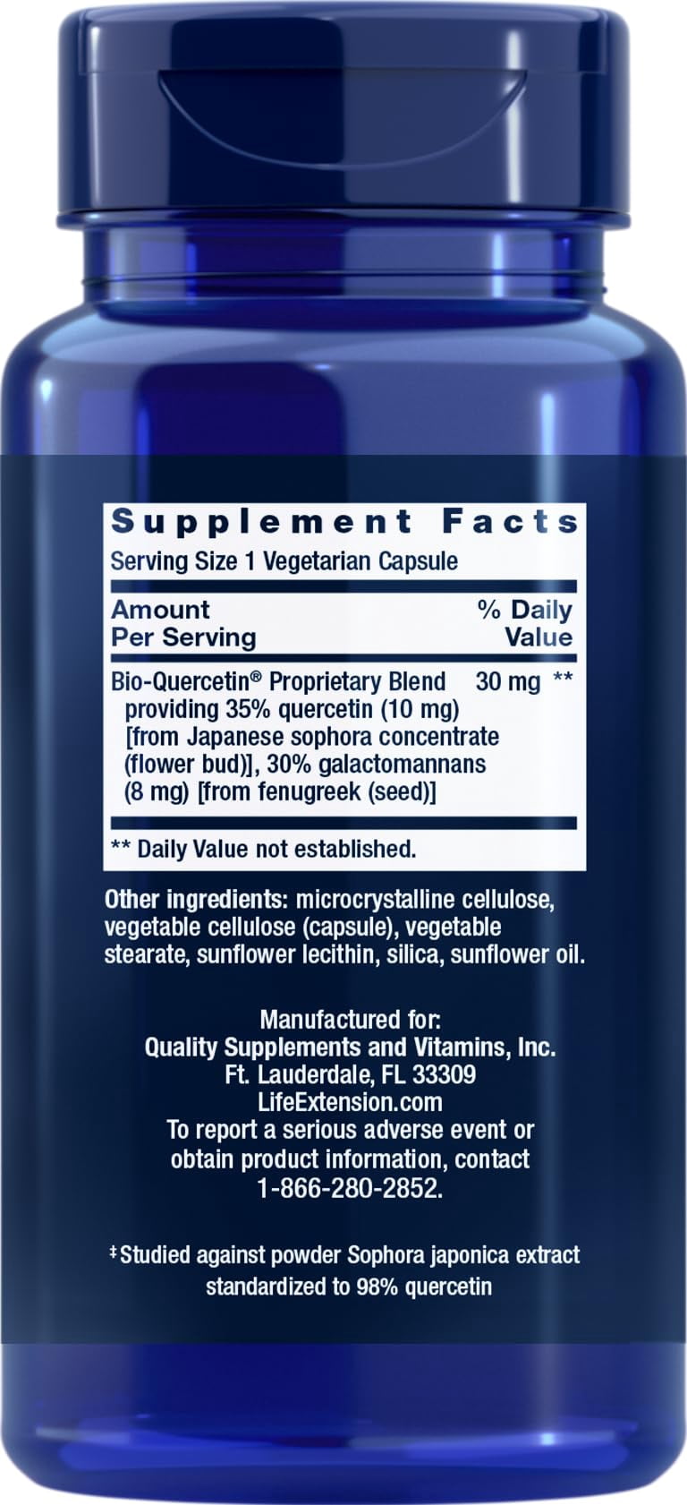 Life Extension Bio-Quercetin, 90 Vegetarian Capsules