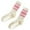 A-Light Pink448, variant on WMNTST Womens Crew Socks Ribbed Striped Sock Stylish Soft Comfortable Cozy Breathable Daily Wear Socks