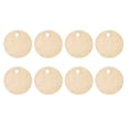 thumbnail image 3 of 50 Pcs Pièces Rondes en Bois de 2cm avec Trou pour Décoration Maison Scrapbooking DIY, 3 of 8