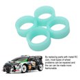 thumbnail image 2 of mmirethe 4x Green 24mm Luminous Racing Pattern Tire Compatible With Wltoys 1/28 K969 Upgraded Luminous, 2 of 6