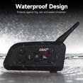 thumbnail image 3 of EJEAS V6 Pro Casco de motocicleta BT Intercom Auricular BT en tiempo real, 3 of 8