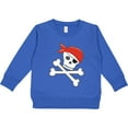 thumbnail image 2 of Inktastic Pirate Skull and Crossbones Toddler Sweatshirt, 2 of 4
