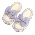 thumbnail image 1 of Pantuflas con lazo para mujer, Pantuflas con lazo para mujer, Pantuflas antideslizantes, Pantuflas de playa, Tecnología innovadora, 1 of 9