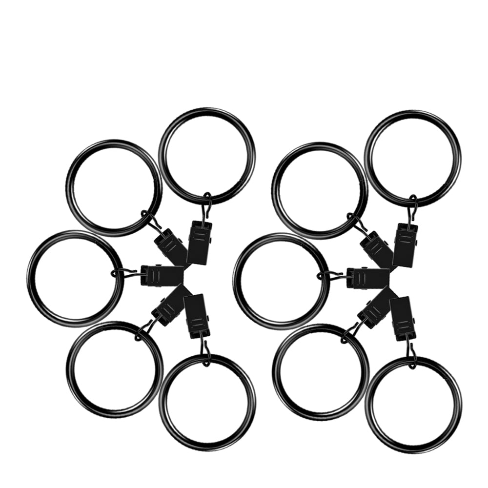 Onever Metal Openable Curtain Rings Clips Heavy Duty Rustproof Vintage ...