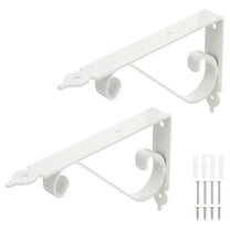 unbranded 4 Sets  Metal Wall Floating Triangle Shelf Brackets Hanger Bracket Wall Mounted Shelf Support for Floating Wood Shelves