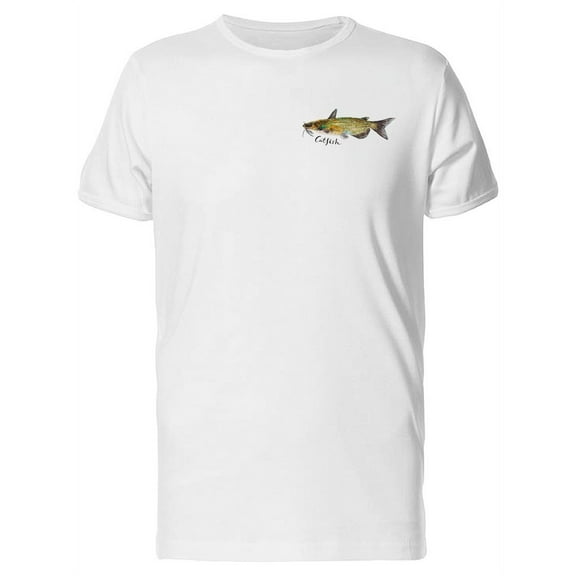 Yellow Catfish Illustration Tee Men's -Image by Shutterstock