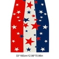 thumbnail image 3 of Uklsqma Independence Day Table Runner 180 x 33 cm Polyester Linen-Look Printed Multicolor Decorative for Dining Table Coffee Table Cabinet, 3 of 6