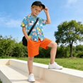 thumbnail image 5 of Dailycode Small Short Sleeve Button Down Shirts Little Unicorns with Plant Casual Shirt 3-10 Years, 5 of 9