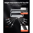 thumbnail image 3 of KFFKFF RV Step Stabilizer, Height Adjustable Step Stabilizer Kit, Camper Stair Stabilizers with Powder Coated Steel for 5th Wheels, Travel Trailers and Motorhomes, 3 of 9