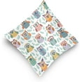 thumbnail image 5 of GZHJMY Cute Owls Pillow Cover 20 x 20 Inch, Soft Decorative Cushion Case Square Throw Pillow Cover for Sofa Living Room Couch Home Decor, 5 of 7