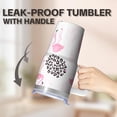 thumbnail image 5 of Flamingo Coffee Cup with Handle 20OZ Stainless Steel Insulated Tumbler Mug Leak Proof Double Wall Vacuum Portable BPA Free Gifts for Women Girls on Birthday Christmas Summer, 5 of 6