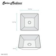 thumbnail image 5 of St. Tropez Square Ceramic Vessel Sink, 5 of 9