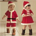 thumbnail image 3 of Ropa de Navidad para bebés, disfraz de Papá Noel para niños, ropa de manga larga para niños pequeños, vestido lindo para niñas, prendas de vestir infantiles de invierno, 3 of 7