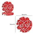 thumbnail image 3 of Valentine's Day Party Plates - Disposable Paper Dinnerware for Celebrations and Gatherings, 20 Count, 3 of 6