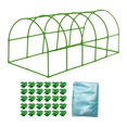 thumbnail image 4 of Invernadero de jardín Colamx 300cmx120cmx110cm material PP de tubería de hierro, 4 of 8