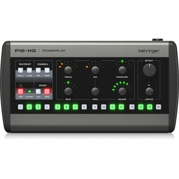 Mezclador de monitoreo personal Behringer P16-HQ POWERPLAY 16 canales