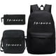 thumbnail image 1 of Set de 3 mochilas escolares informales Friends Satchel con bolígrafo, 1 of 1