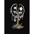 thumbnail image 2 of Camiseta básica para mujer de veranoWomen's Fun joyful Face & Rainbow Print Tee - Casual Crew Neck Short Sleeve T-Shirt, Stretchy Polyester Blend, Machine Washable - Perfect for SummerFather's Day,, 2 of 6