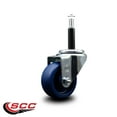 thumbnail image 2 of 3 Inch Solid Poly Wheel Swivel 3/4 Inch Expanding Stem Caster SCC, 2 of 2