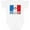 AA-White, variant on Inktastic French Soccer Boys or Girls Baby Bodysuit