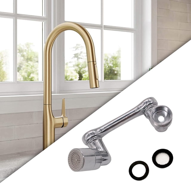 Extensor Flexible, accesorio de rociador , rotación de 1080 degree, grifo giratorio para fregadero, aireador para cocina, fregadero, Soledad Grifo de fregadero giratorio