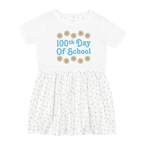 Inktastic 100th Day of School Party Girls Toddler Dress