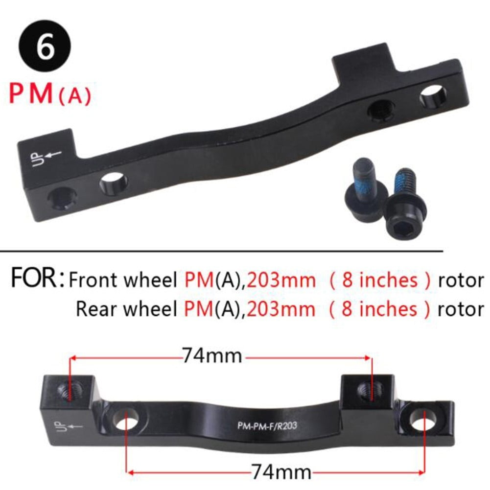 140/160/180/203mm MTB Bike Disc Brake Rotor 6 Bolts IS/PM Disc Brake Adapters US 140/160/180/203mm MTB Bike Disc Brake Rotor 6 Bolts IS/PM Disc Brake Adapters US