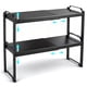thumbnail image 1 of Paquete de 2 Estantes Organizadores de Gabinete Expandibles, Almacenamiento Apilable para Encimera de Cocina y Despensa, Estante de Alacena Ajustable, Longitud 20.5", 1 of 8