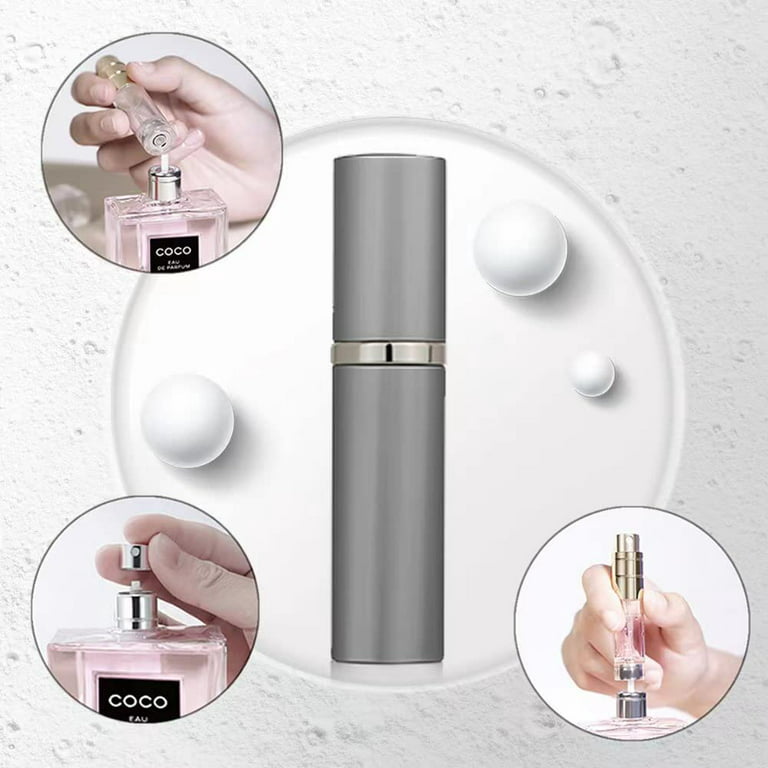 Pack of 1 Portable 5ml Perfume Bottles, Refillable Fragrance Empty Atomizer  Compact Travel Size Mini Leaking Proof Spray Perfume Container on Plane  Available Kismis Accessories for Women, Men, Friends, Lovers, Relatives,  Great