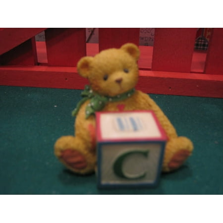 - Cherished Teddies Bear With C Block 158488C By Enesco
