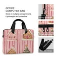 thumbnail image 4 of FORMRS 16" Laptop Bag Carrying Sleeve Case with Handle Travel Shoulder Briefcase, Gingerbread Houses, 4 of 8